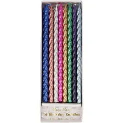 Multi Metallic Twisted Candles