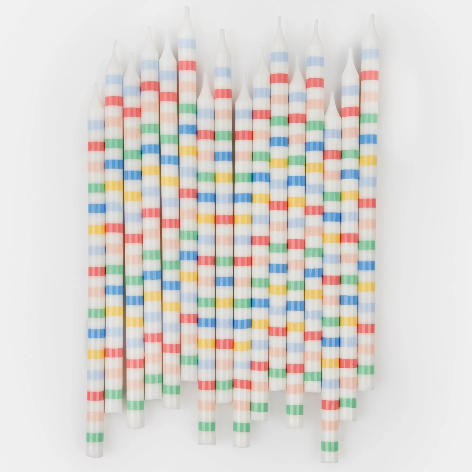 Multi Stripe Candles