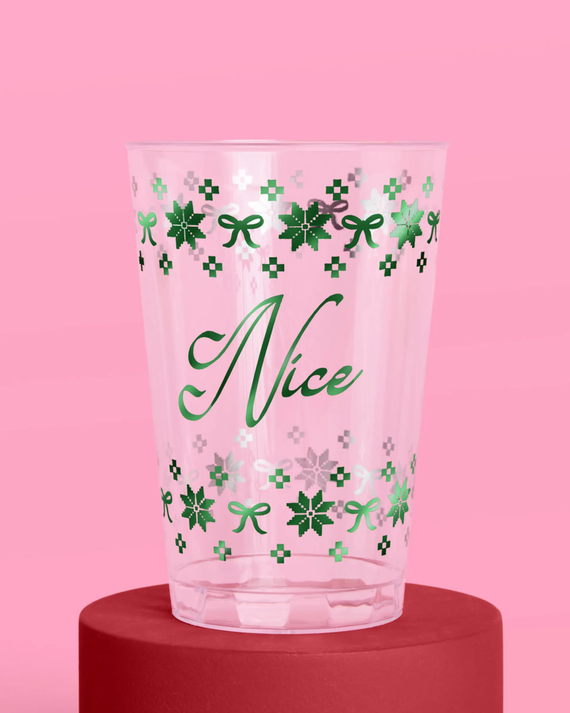 Naughty + Nice Cups - 30 plastic cups