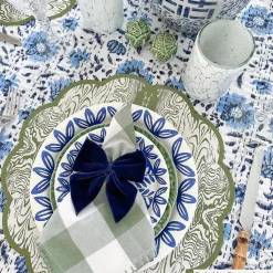 Navy Bow Napkin Ties, Pack of 4