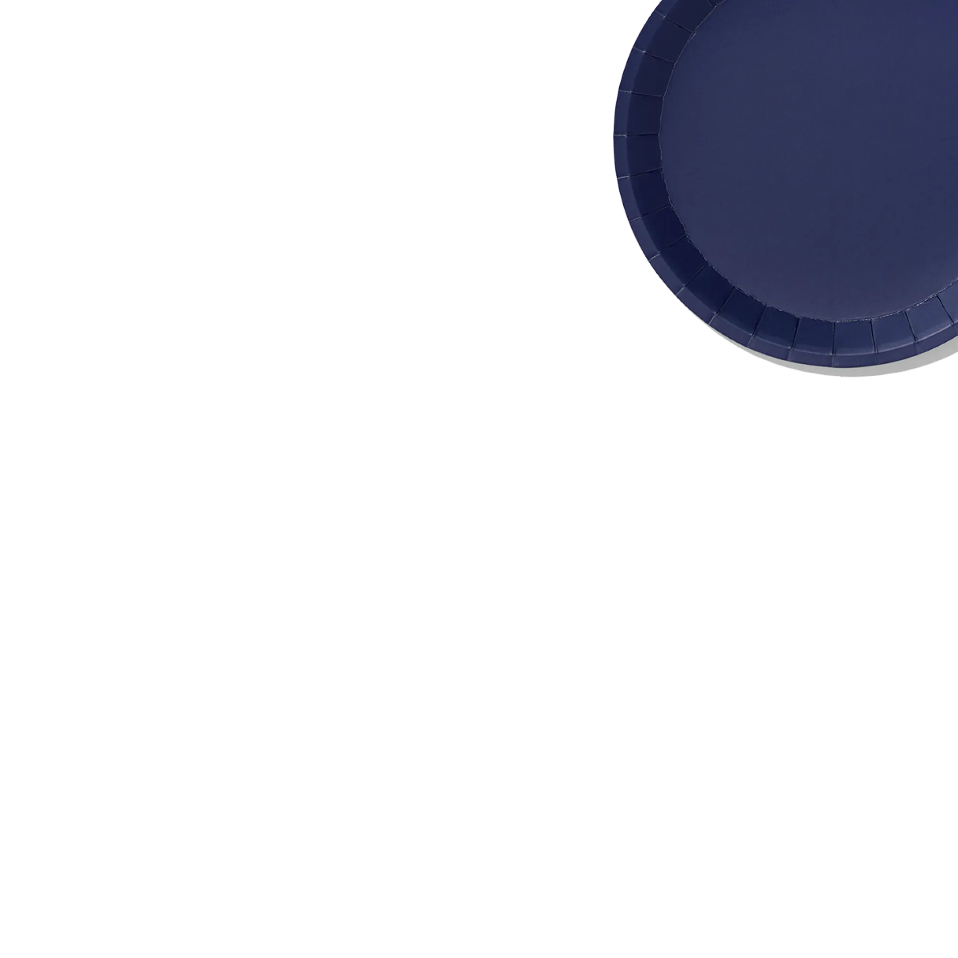 Navy Classic Small Plates (10 per pack)