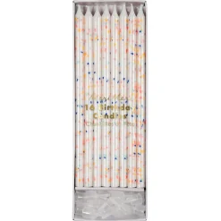 Neon Confetti Candles
