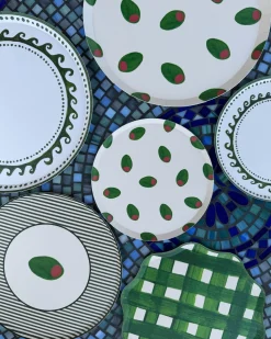 Nightcap Appetizer Plate Set - set of 12