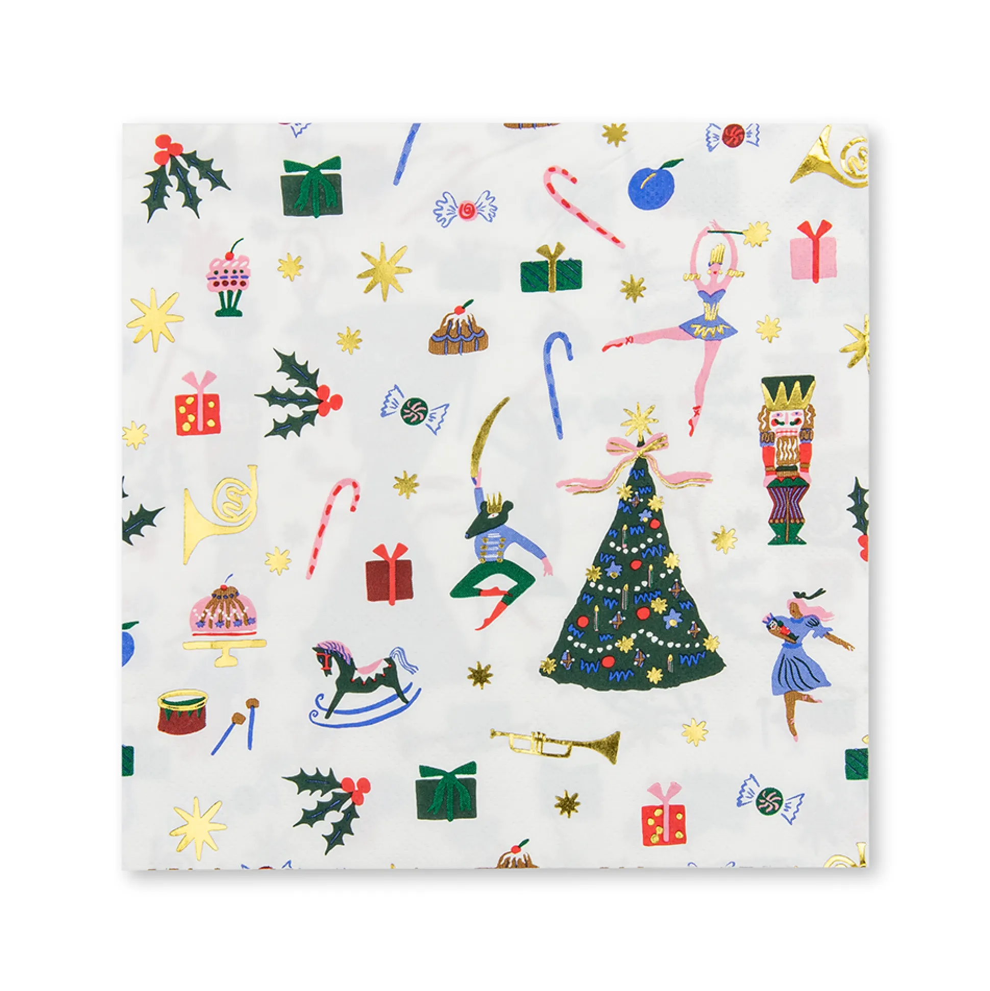 Nutcracker Large Napkins, Pack of 16