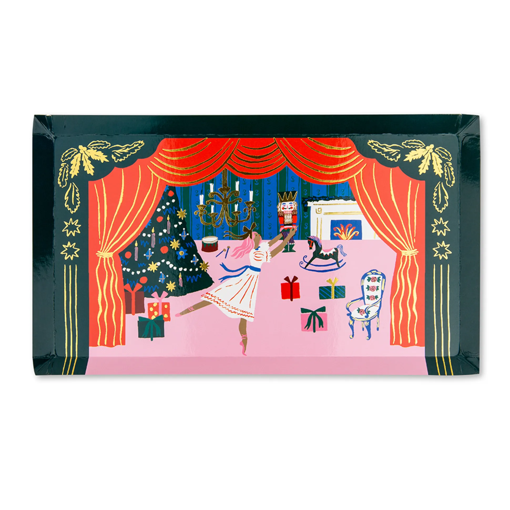 Nutcracker Large Plates, Pack of 8