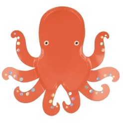 Octopus Plates, Pack of 8