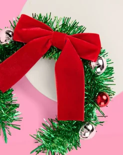 Oh Christmas Headband - fringe + bow headband