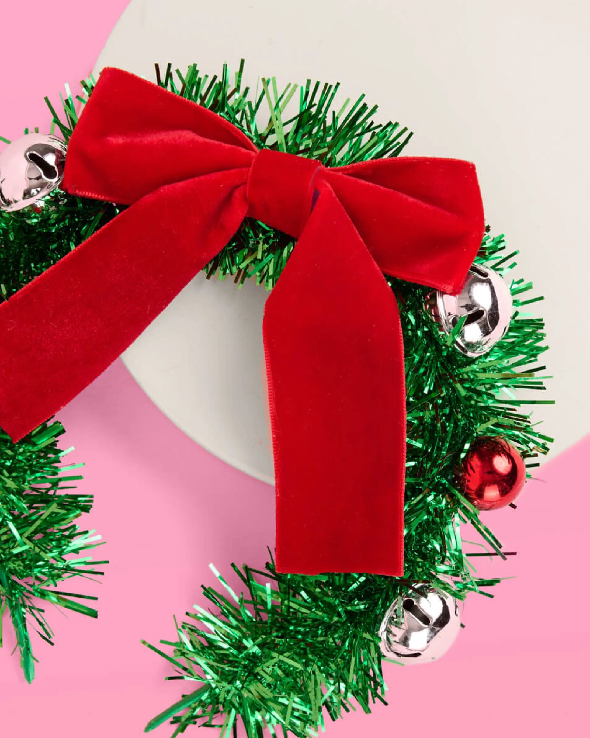 Oh Christmas Headband - fringe + bow headband