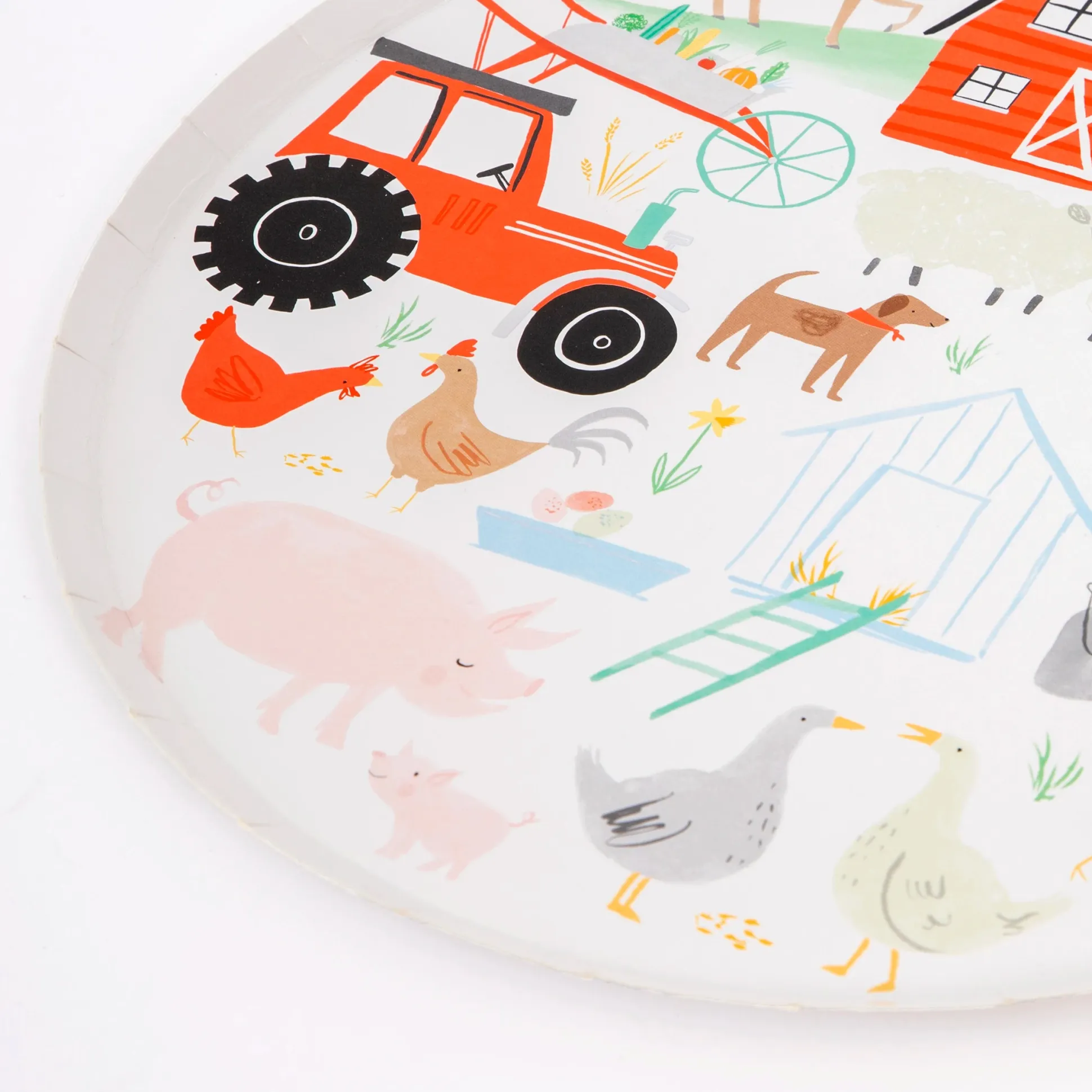 On The Farm Dinner Plates, Pack of 8