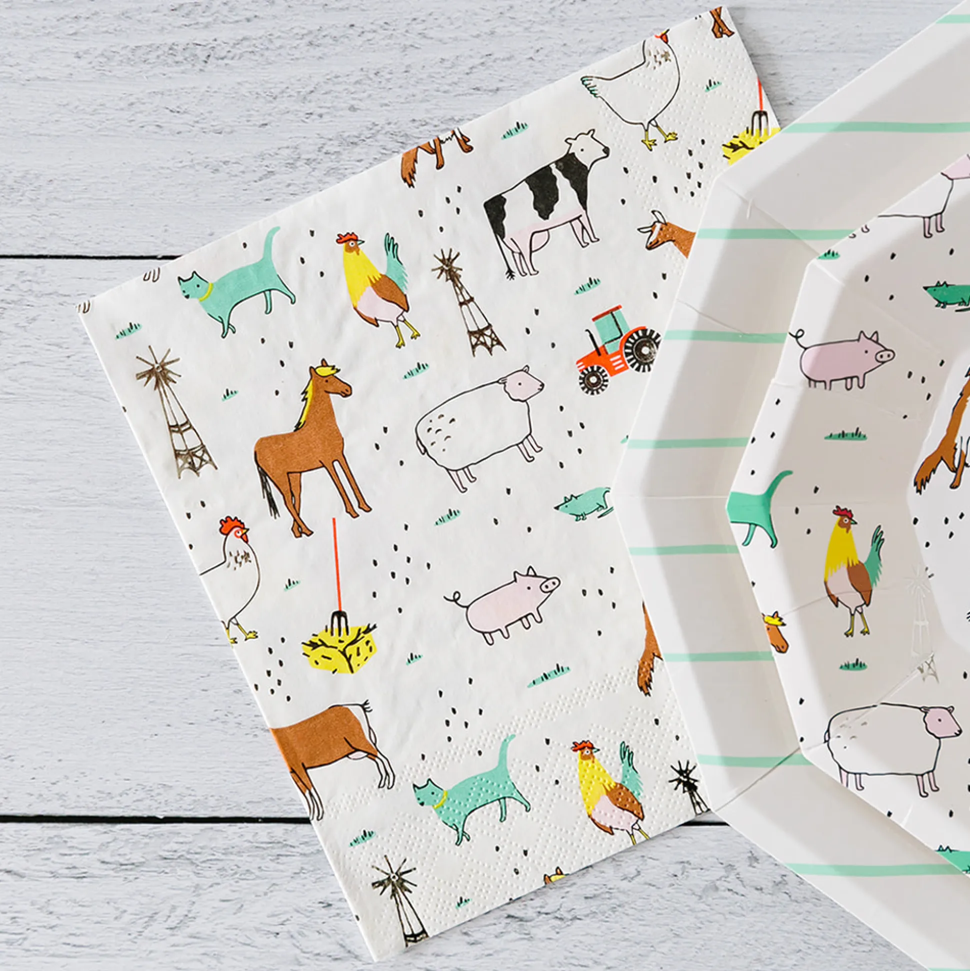 On the Farm Large Napkins, Pack of 16