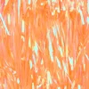 Orange Fringe Curtain Backdrop - iridescent foil banner