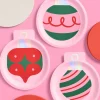 Ornament Plates - 24 paper plates