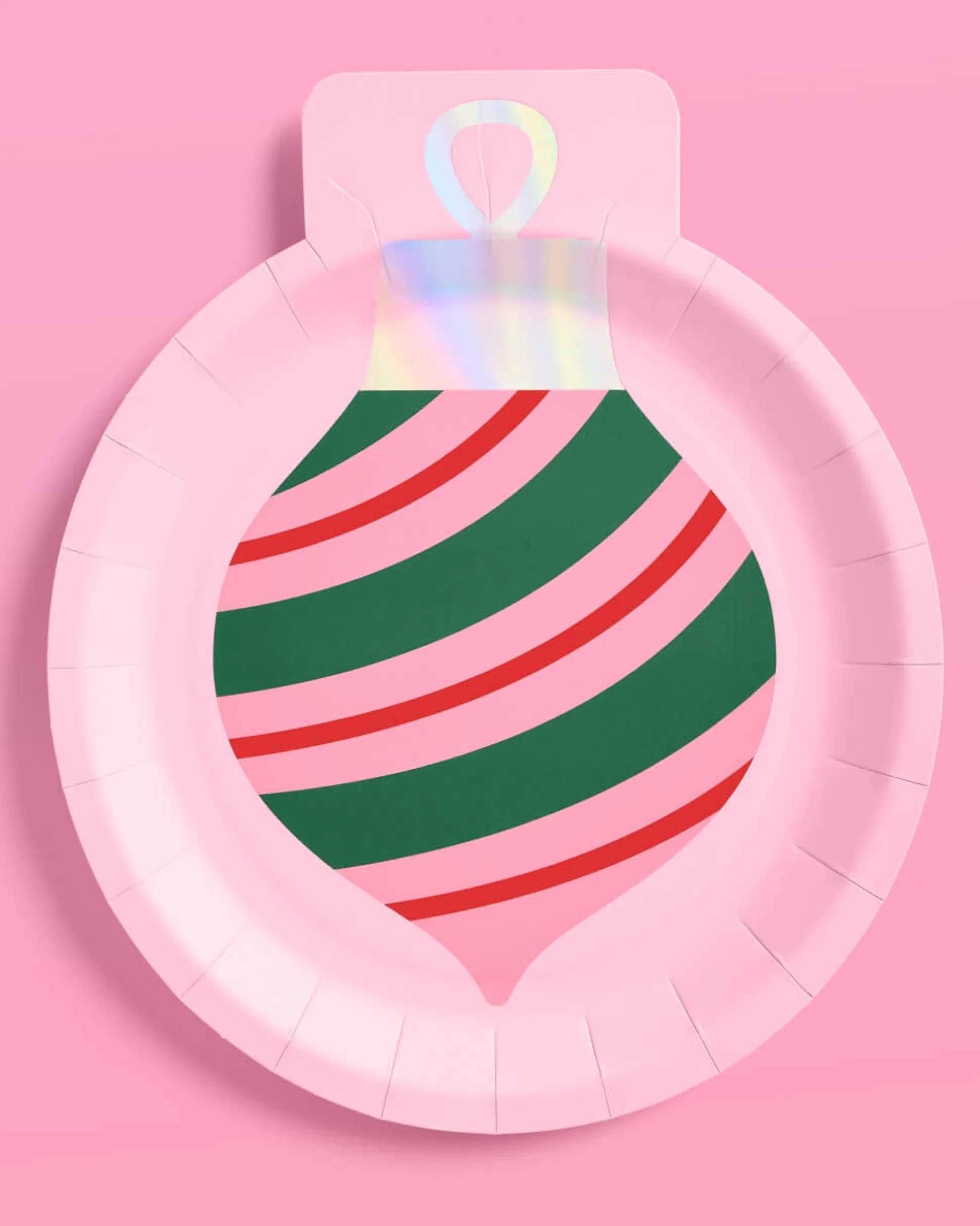 Ornament Plates - 24 paper plates