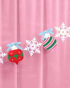 Ornament Snowflake Banner - iridescent foil banner
