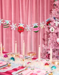 Ornament Snowflake Banner - iridescent foil banner