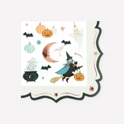 Ornate Edge Halloween Large Napkins (x 16)