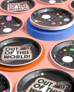 Out of This World Plates - 24 paper plates