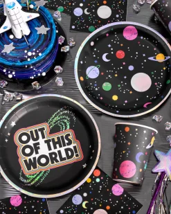 Out of This World Plates - 24 paper plates