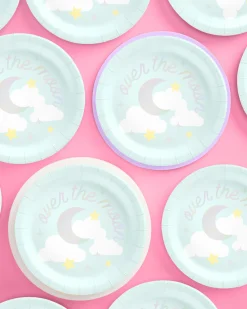 Over the Moon Plates - 25 paper plates