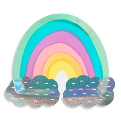 Over the Rainbow Large Plates, Pack of 8