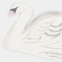 Painted Swan Napkins, Pack of 16