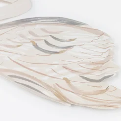 Painted Swan Plates, Pack of 8