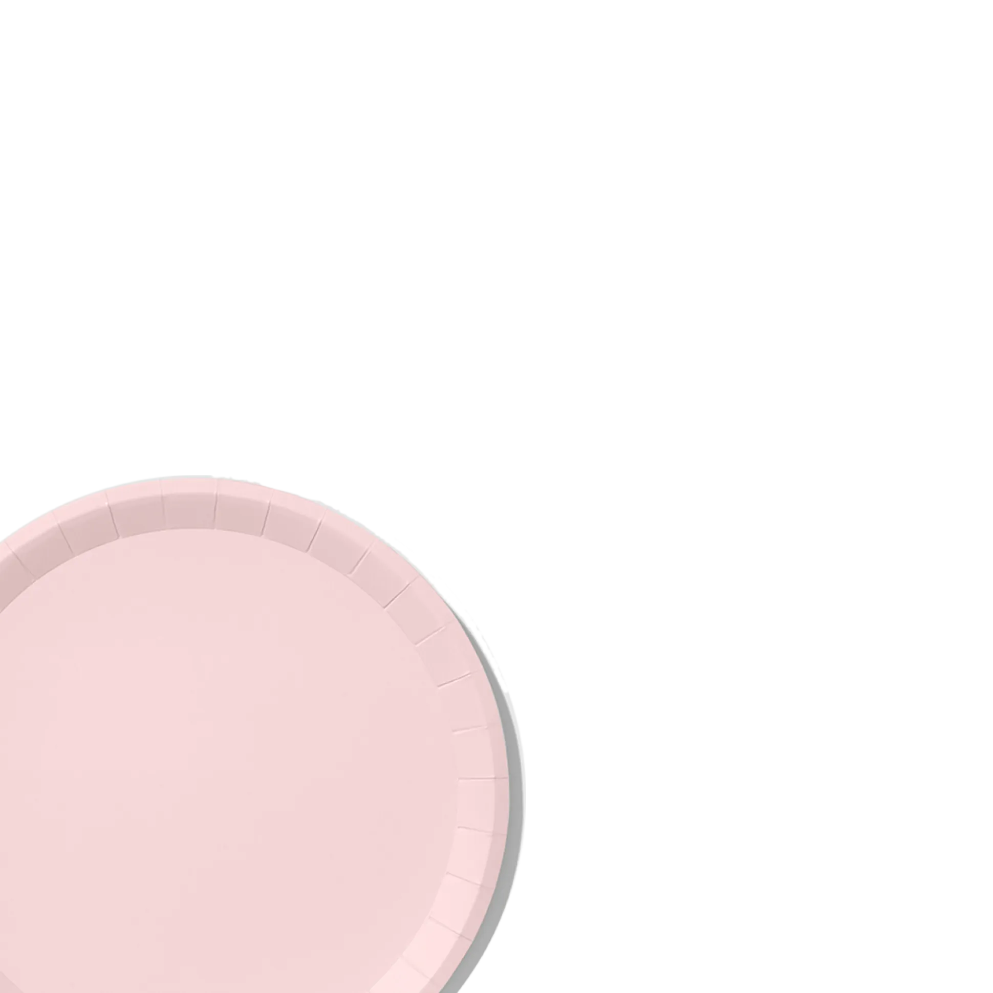 Pale Pink Classic Large Plates (10 per pack)