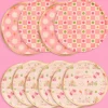 Palm Royale Plates - 32 paper plates, 2 sizes