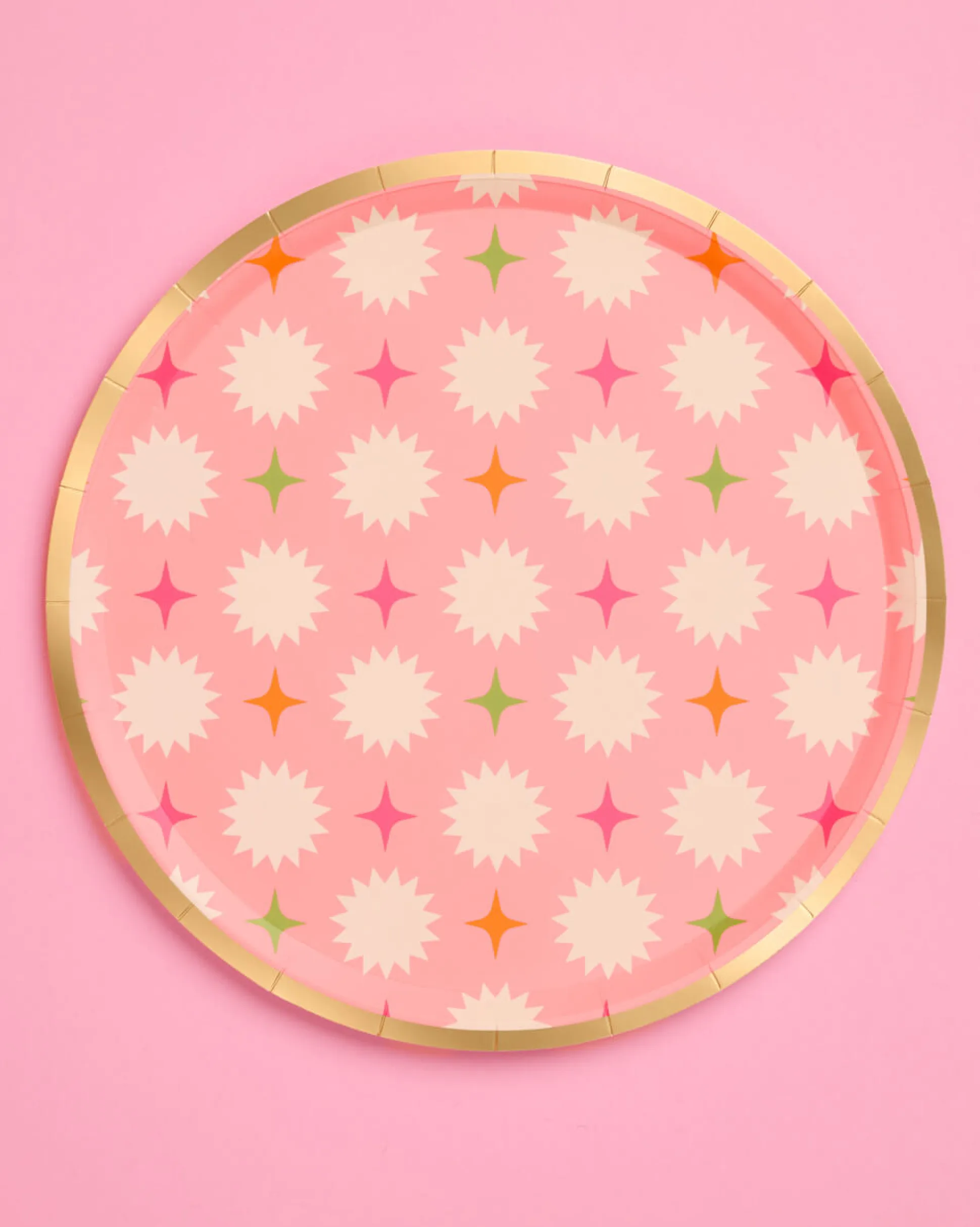 Palm Royale Plates - 32 paper plates, 2 sizes