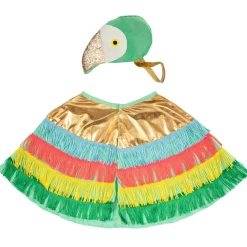 Parrot Fringed Cape Dress Up, 3-6 Years
