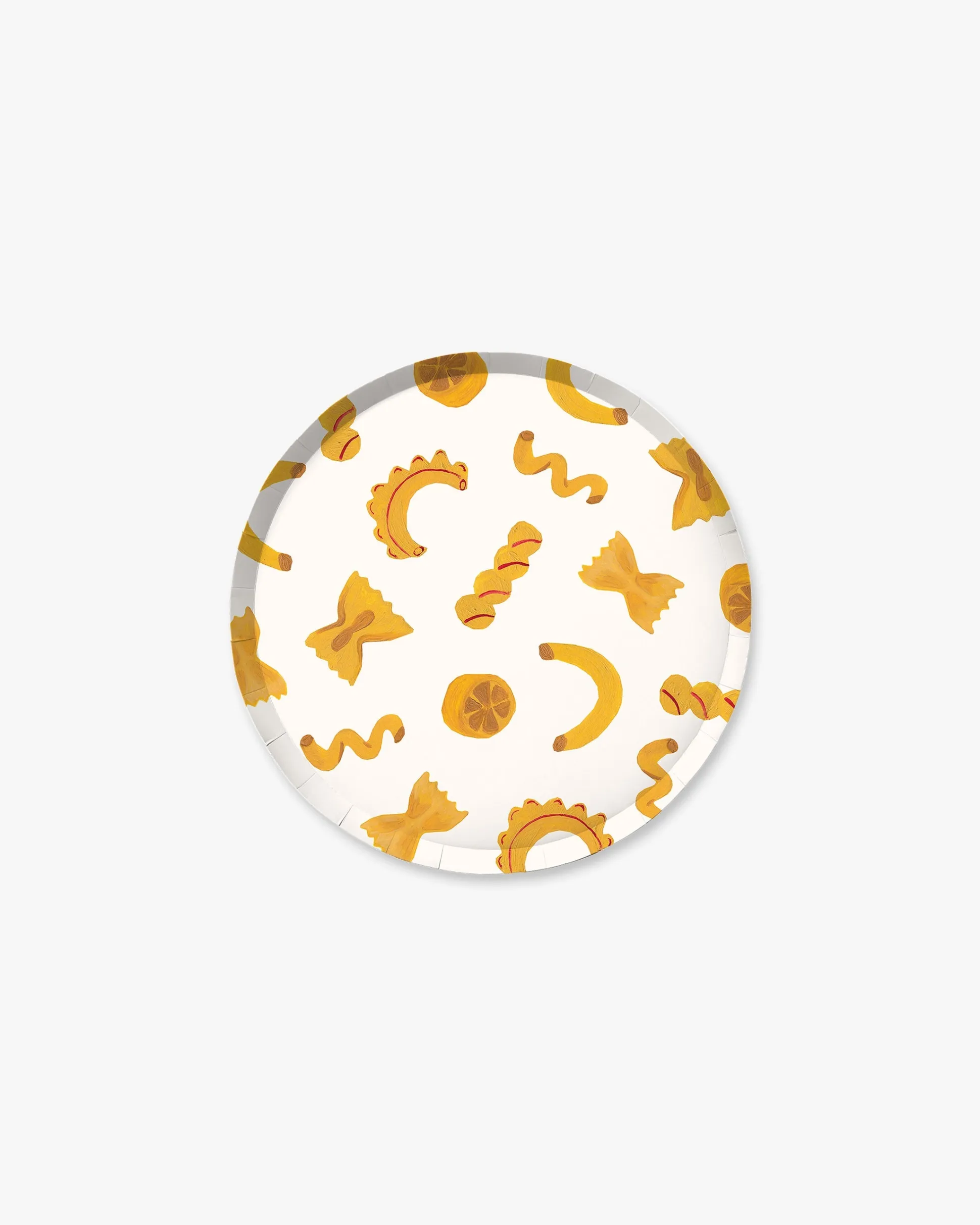 Pasta Party Hors d'Oeuvres Plate Set - set of 12