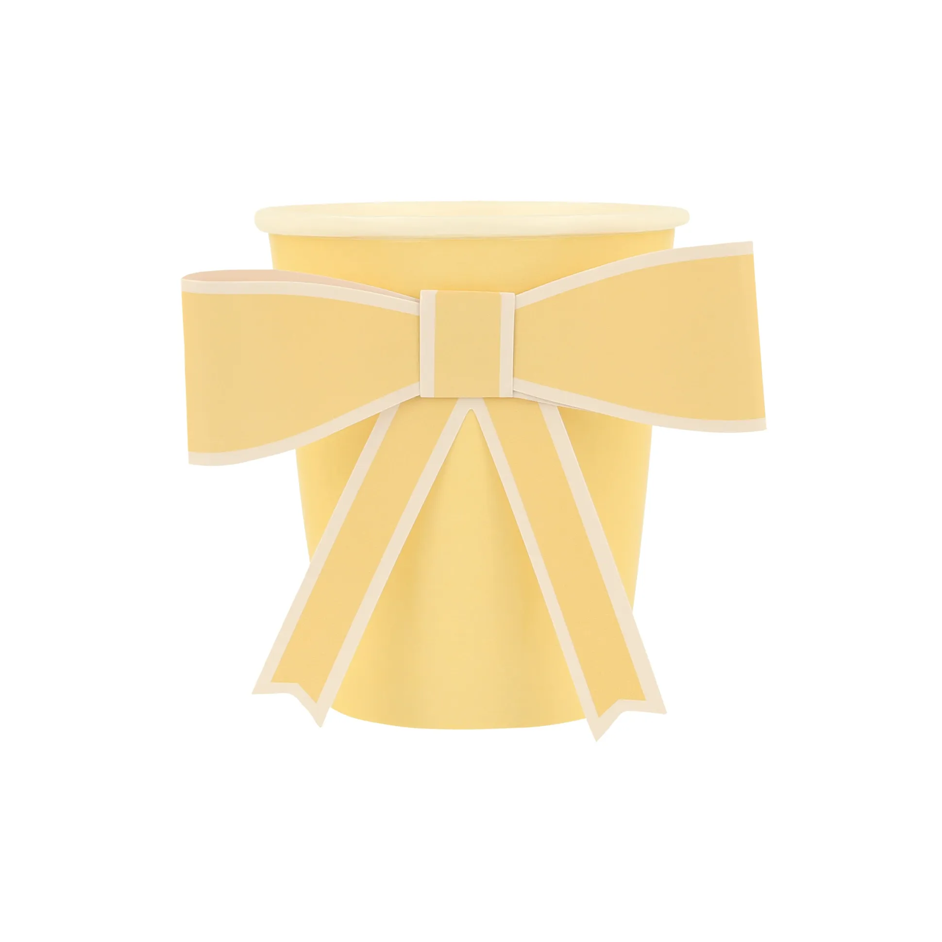 Pastel Bow Cups, Pack of 8