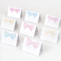 Pastel Bow Place Cards