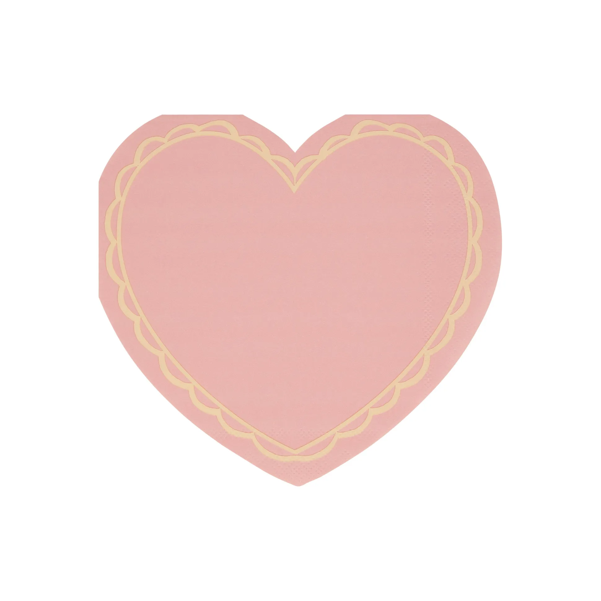 Pastel Heart Large Napkins, Pack of 16