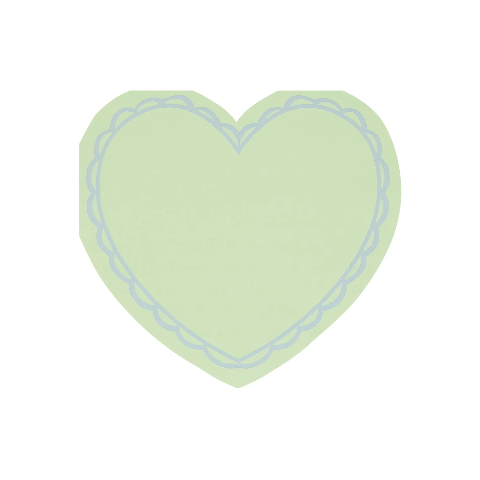 Pastel Heart Large Napkins, Pack of 16