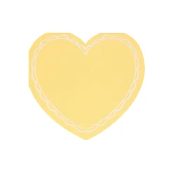 Pastel Heart Large Napkins, Pack of 16