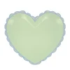 Pastel Heart Large Plates, Pack of 8