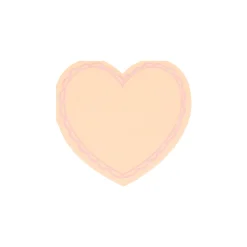 Pastel Heart Small Napkins, Pack of 16