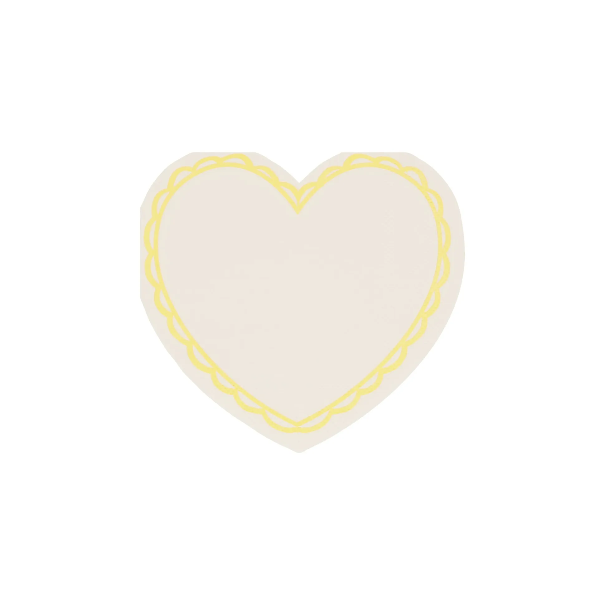 Pastel Heart Small Napkins, Pack of 16