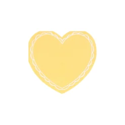 Pastel Heart Small Napkins, Pack of 16