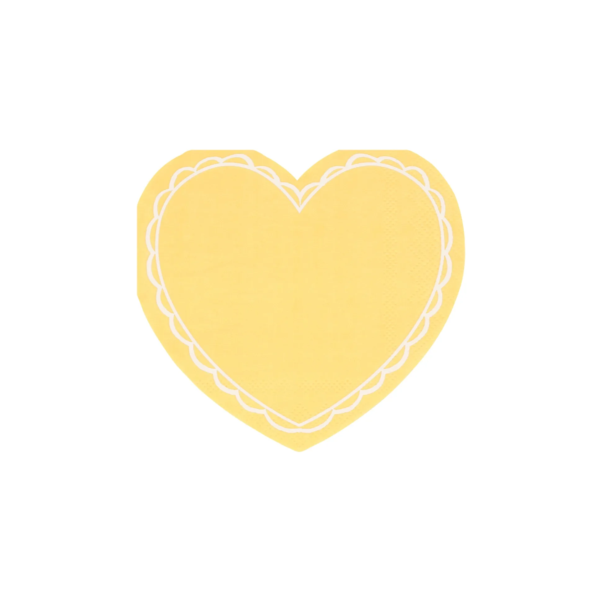 Pastel Heart Small Napkins, Pack of 16