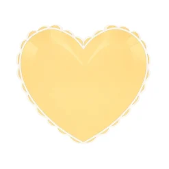 Pastel Heart Small Plates, Pack of 8