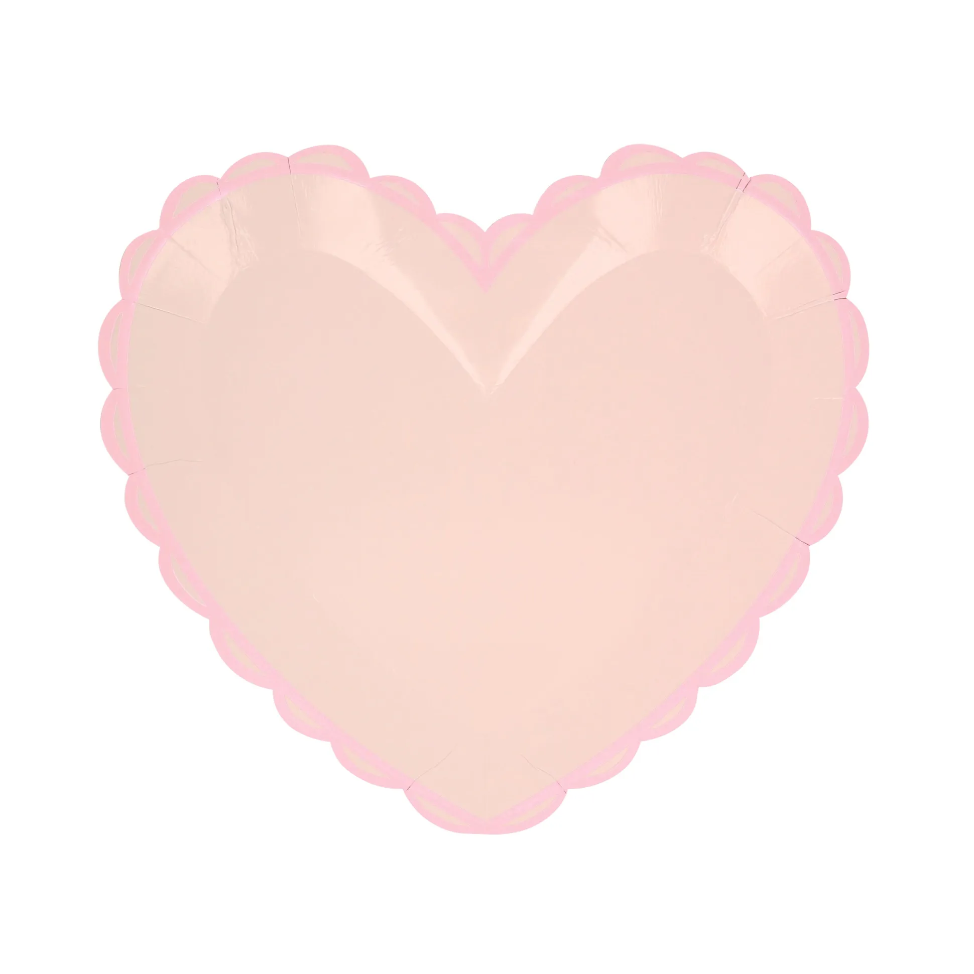 Pastel Heart Small Plates, Pack of 8