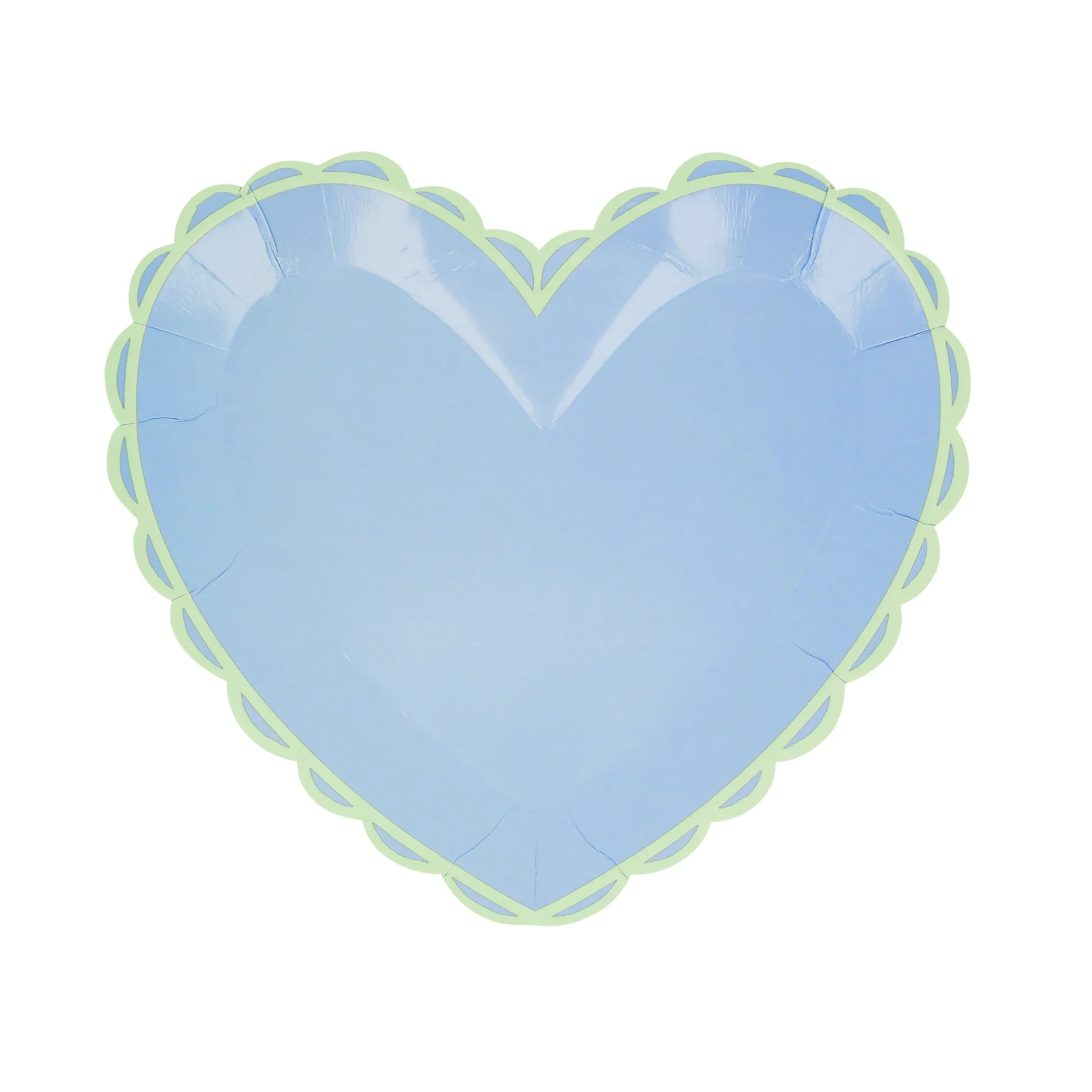Pastel Heart Small Plates, Pack of 8