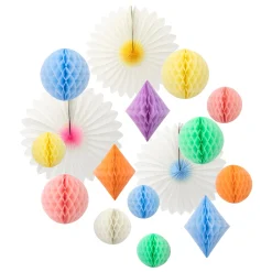 Pastel Honeycomb Decoration Kit