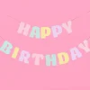 Pastel Party Banner - Matte Pastel Banner