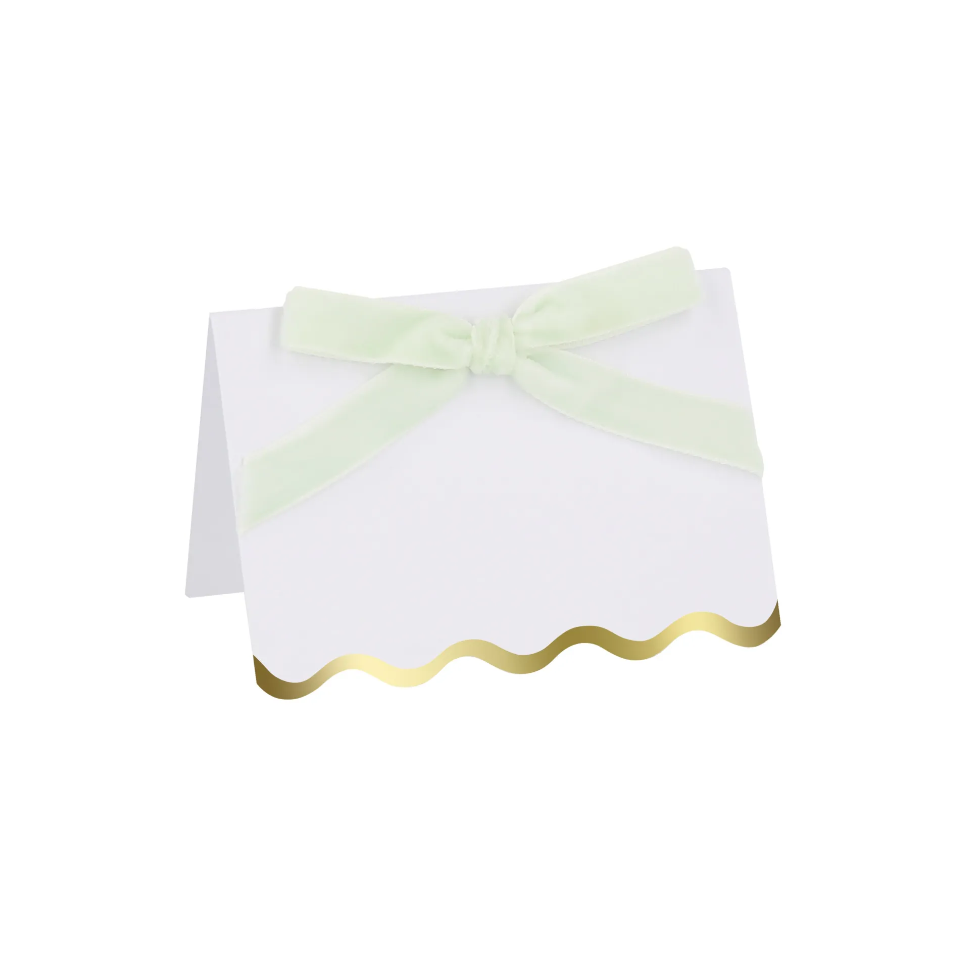 Pastel Velvet Bow Placecards, Pack of 6