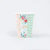 Patchwork Cups (x 8)