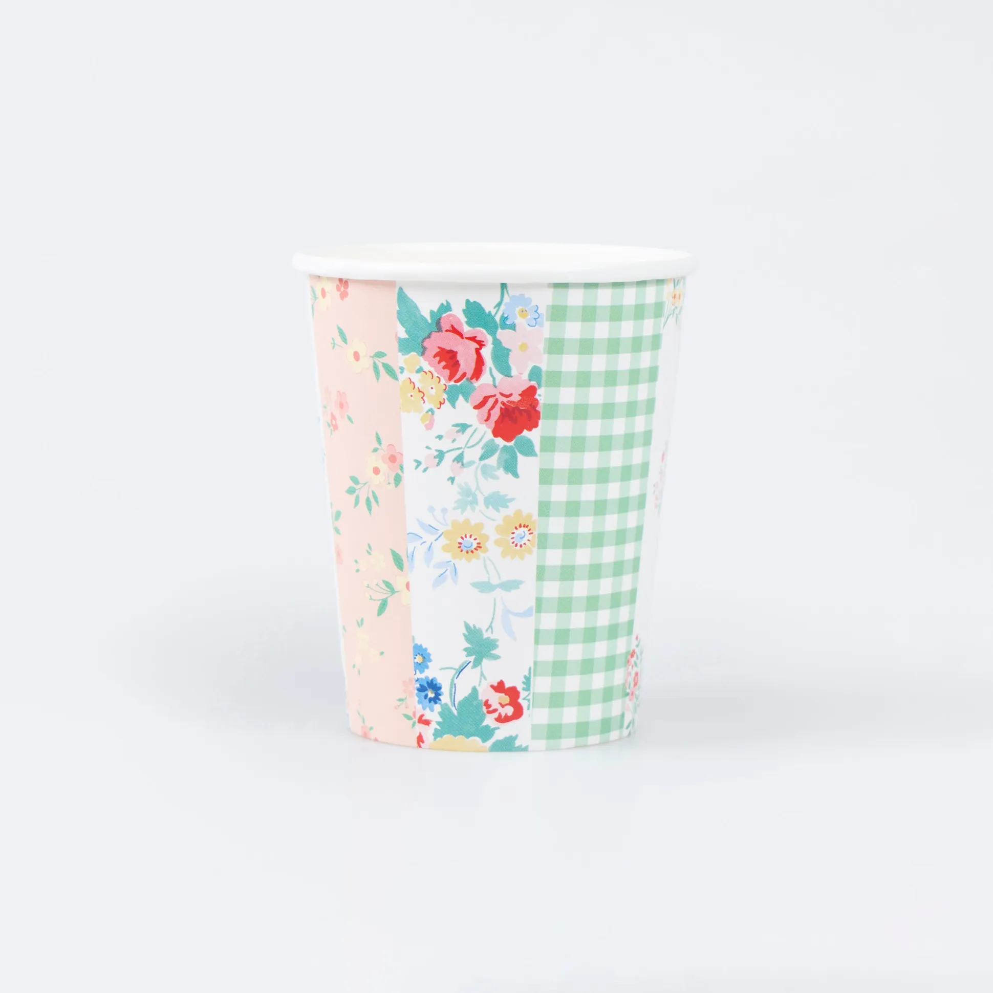 Patchwork Cups (x 8)