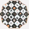 Patchwork Halloween Dinner Plates (x 8)